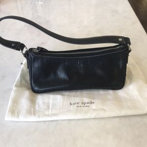 Kate Spade Black Leather Shoulder Bag